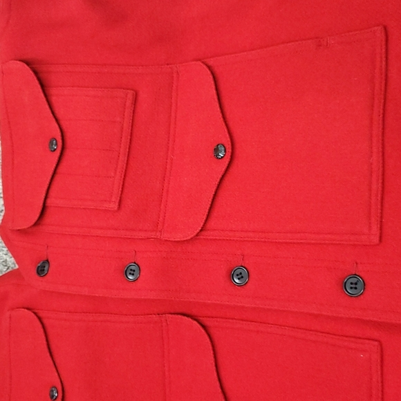 Vintage Filson Garment virgin wool red hunting buttons up men jacket size XL? - Picture 6 of 9